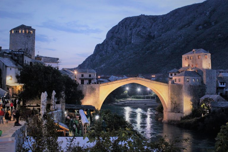 The Famous Old Bridge of Mostar