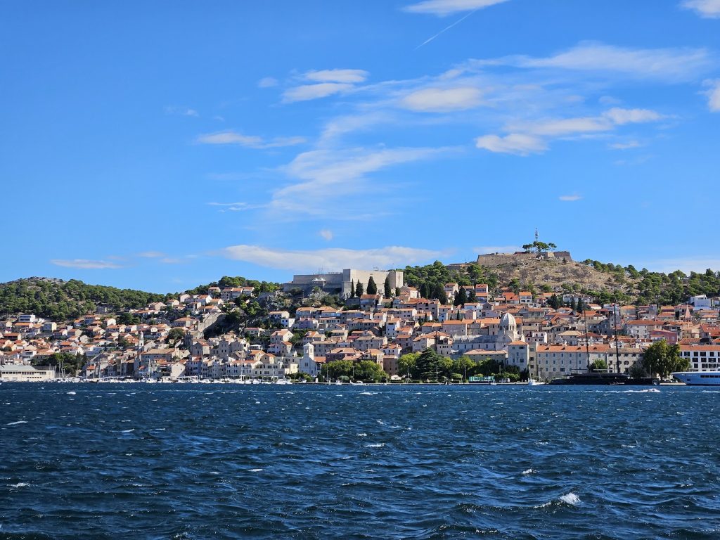 Panorama of the city of Šibenik