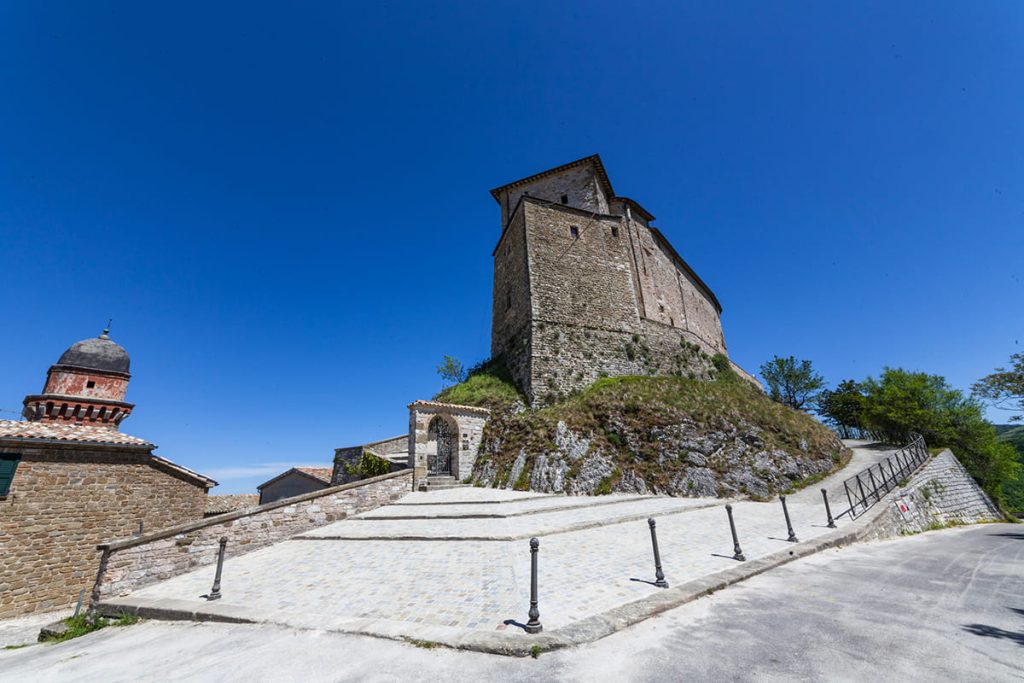 View of the Castle of Frontone